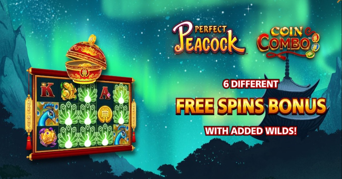 Coin Combo Perfect Peacock slot free spins feature