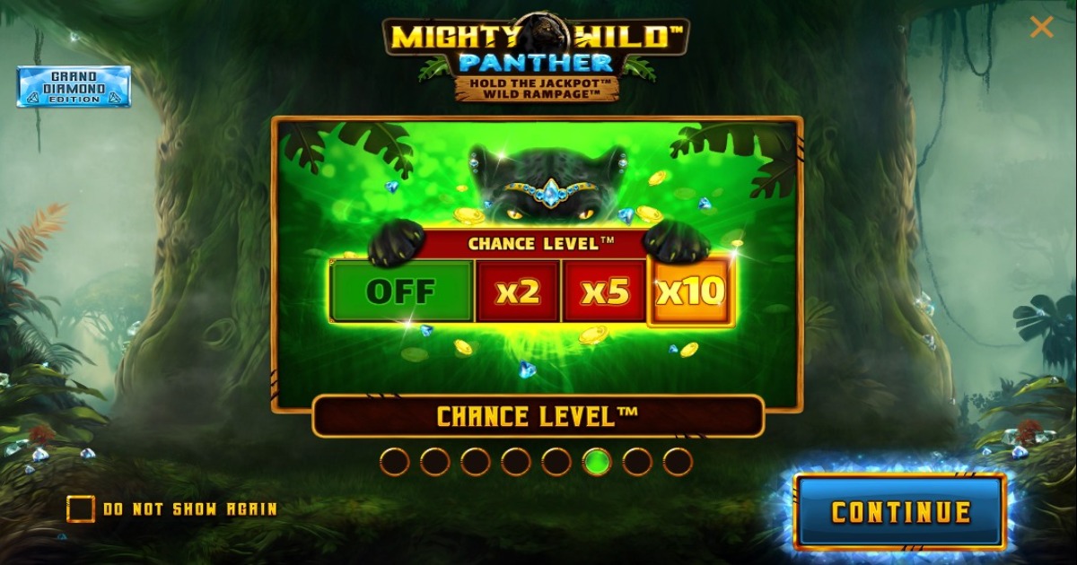 Mighty Wild Panther Grand Diamond Edition Slot chance level