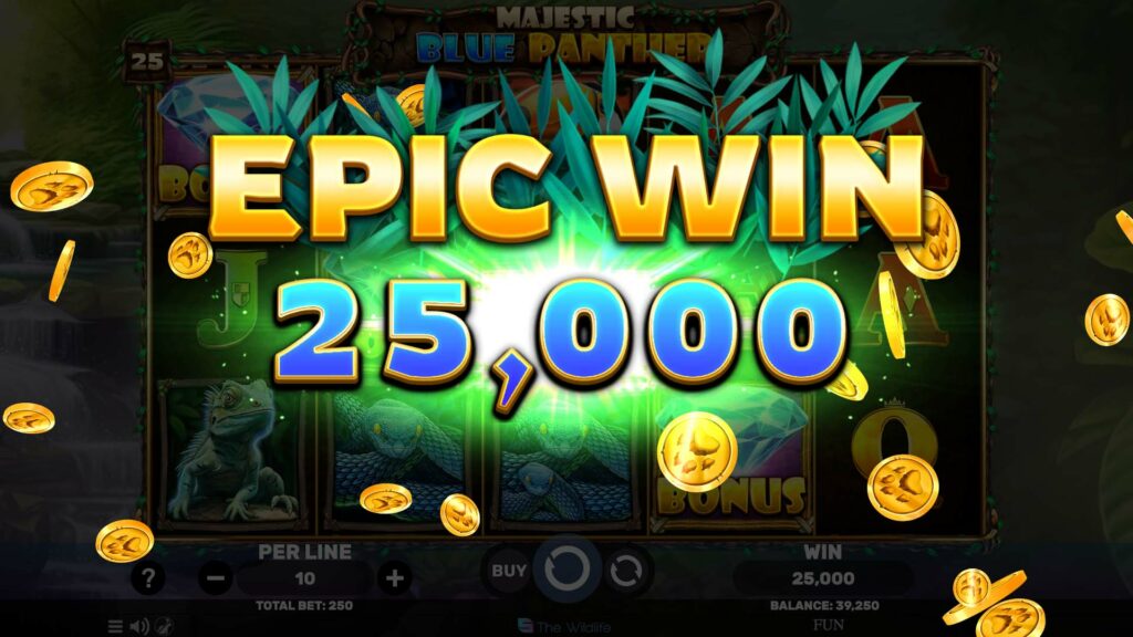 majestic blue panther slot Epic Win
