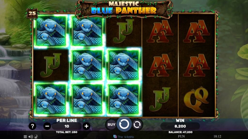 majestic blue panther Double Symbols