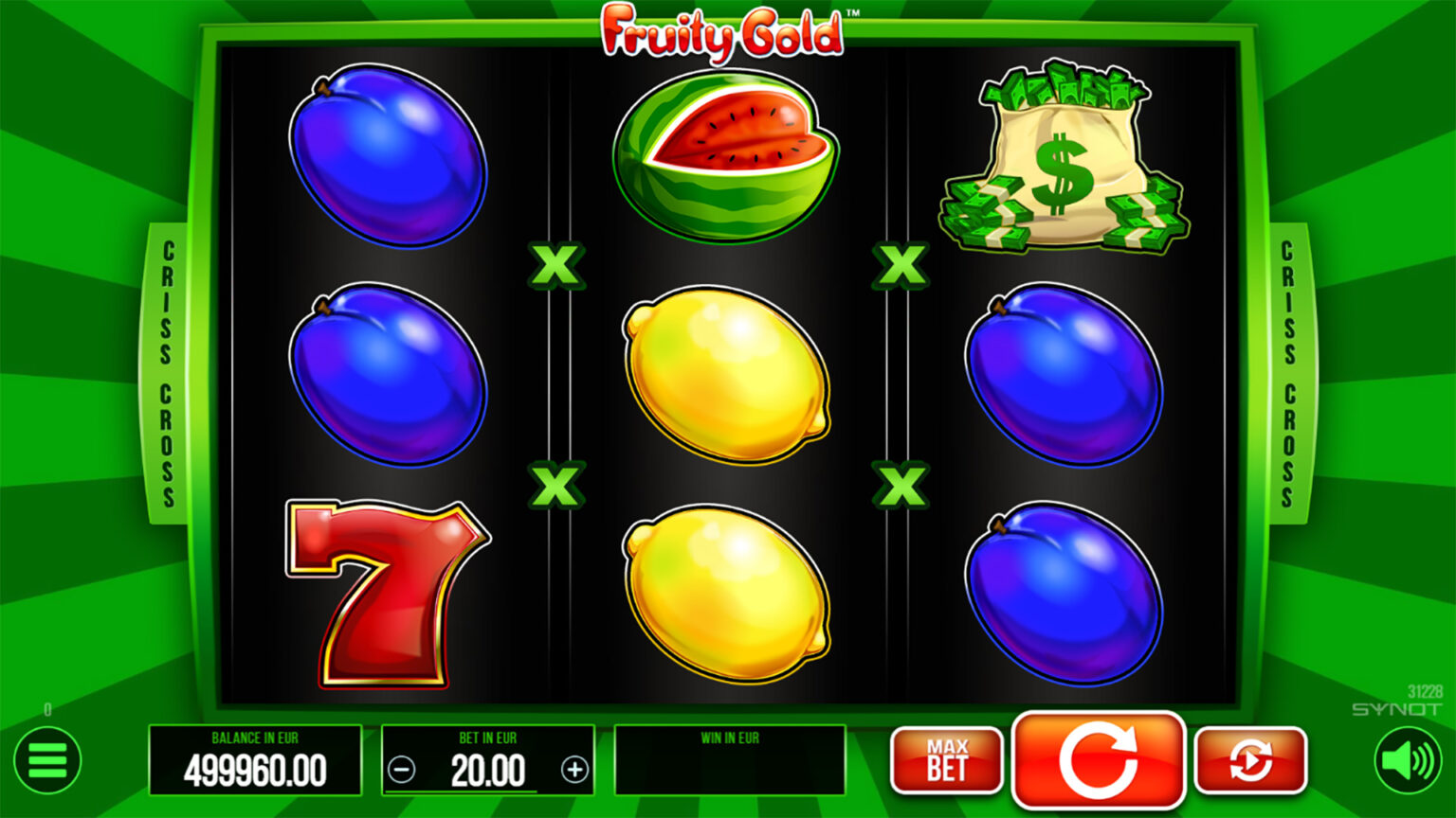 Fruity Gold slot base game