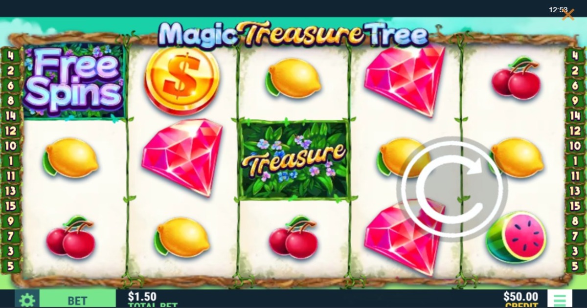 Magic Treasure Tre slot base game
