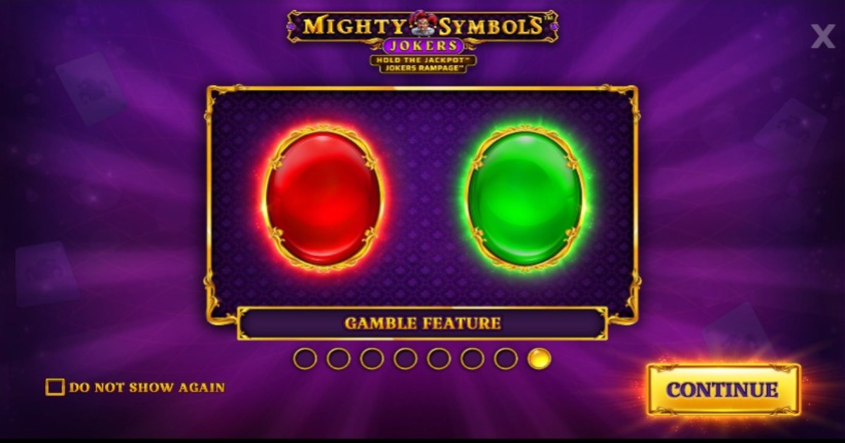 Mighty Symbols Jokers Slot gamble feature