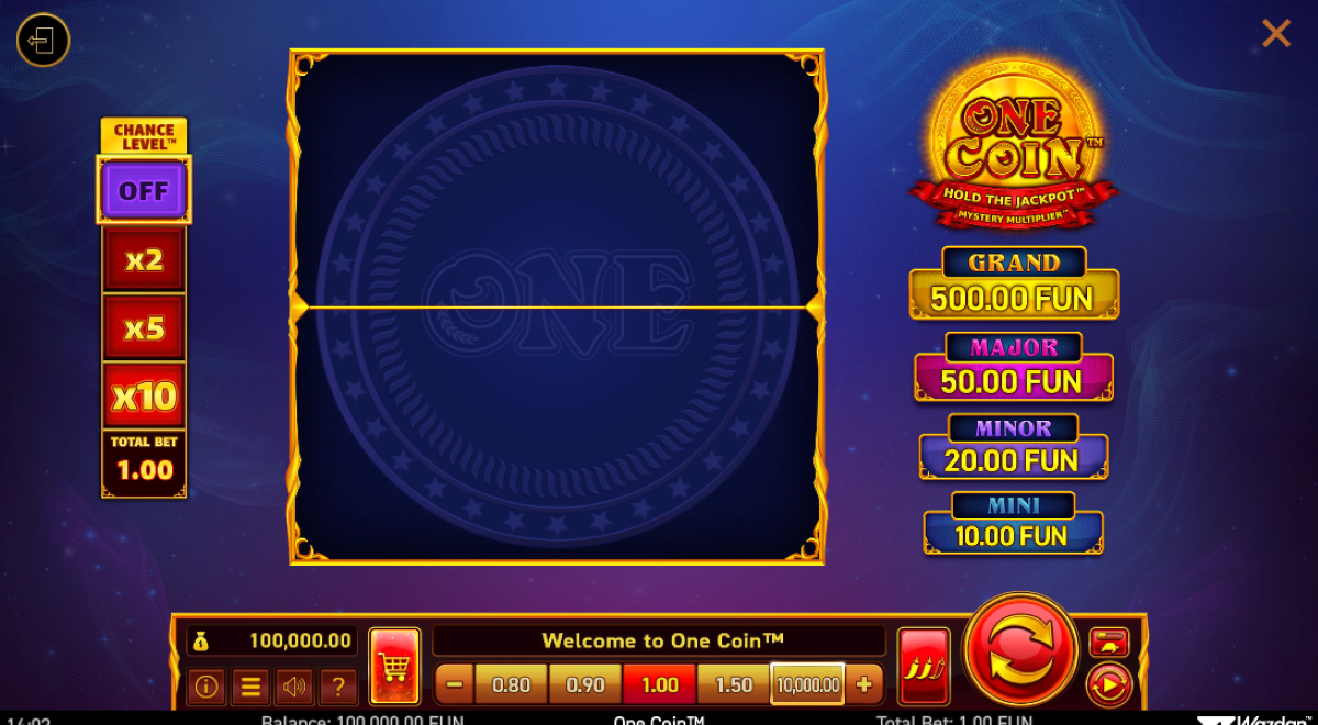 One coins slot base game