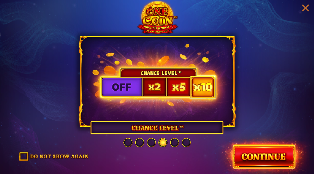 One coins slot chance level