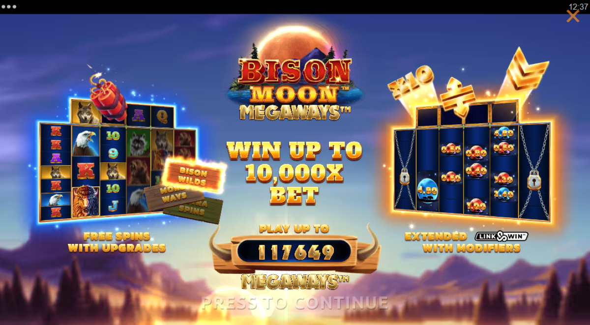 Bison Moon Megaways Slot features