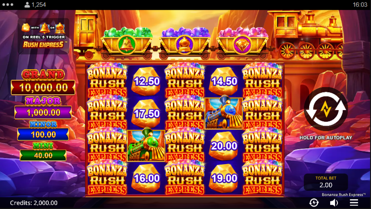 Bonanza Rush Express slot base game