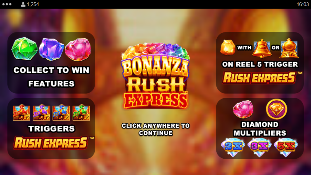 Bonanza Rush Express slot features