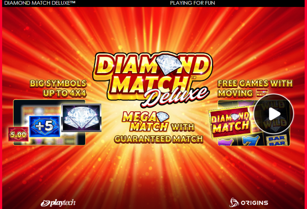 Diamond Match Deluxe Slot features