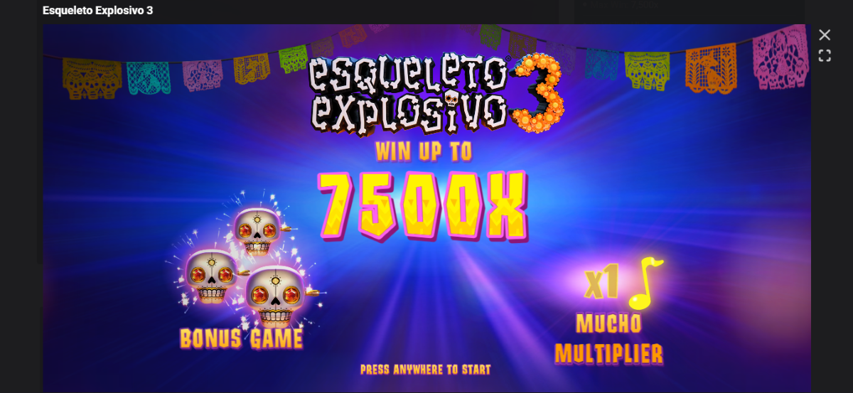 Esqueleto Explosivo 3 slot features