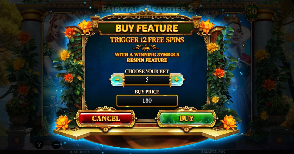 Fairytale Beauties 2 slot buy feature