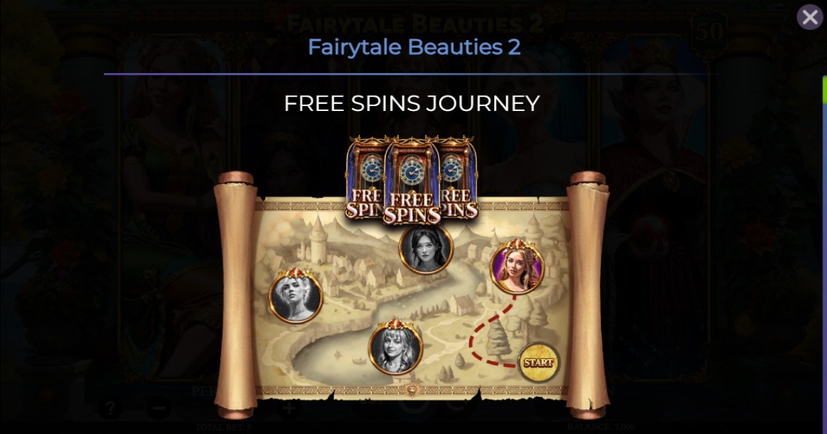 Fairytale Beauties 2 slot free spins jorney