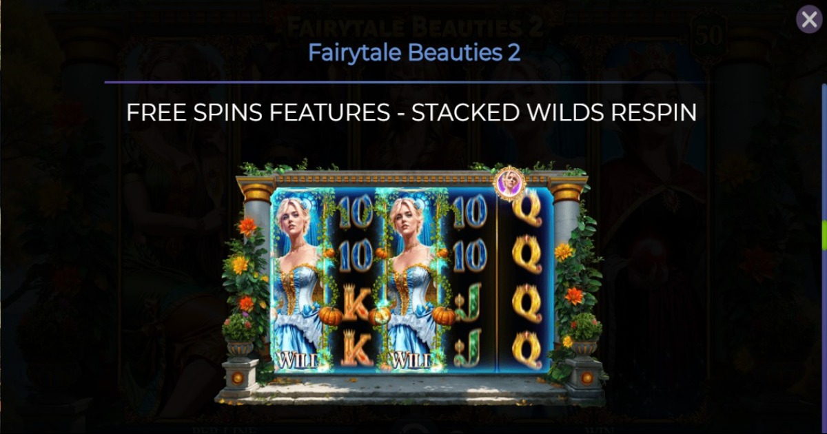 Fairytale Beauties 2 slot stacked wild respins