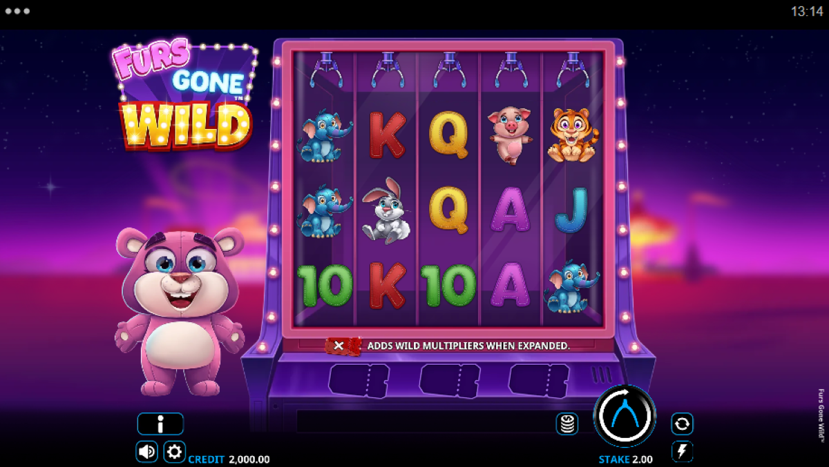 Furs Gone Wild Slot base game