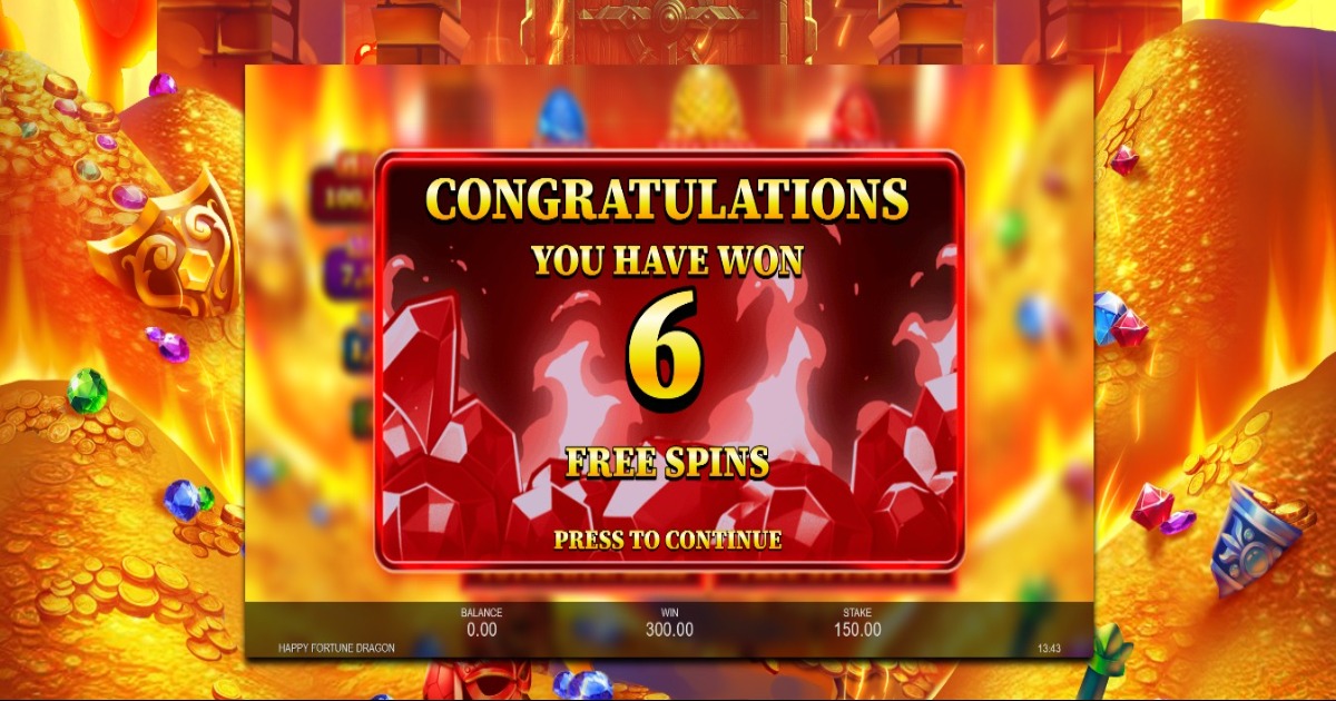 Happy Fortune Dragon Slot free spins