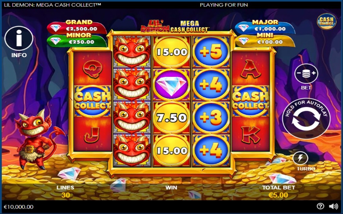 Lil' Demon Mega Cash Collect Slot base game