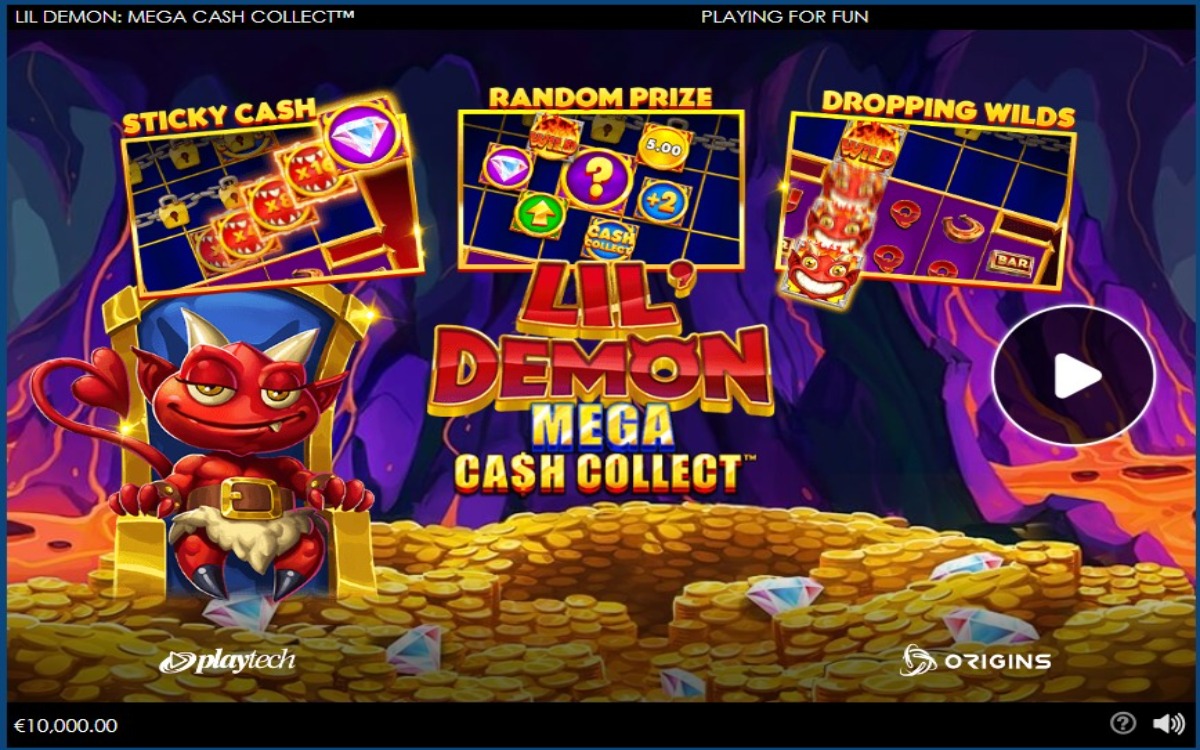Lil' Demon Mega Cash Collect Slot features