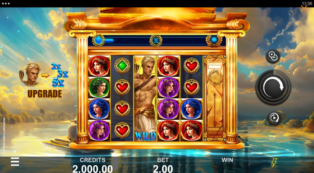 Magnificent Power Apollo slot base game