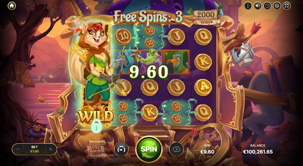 Ms Robin Hood – Free Spins