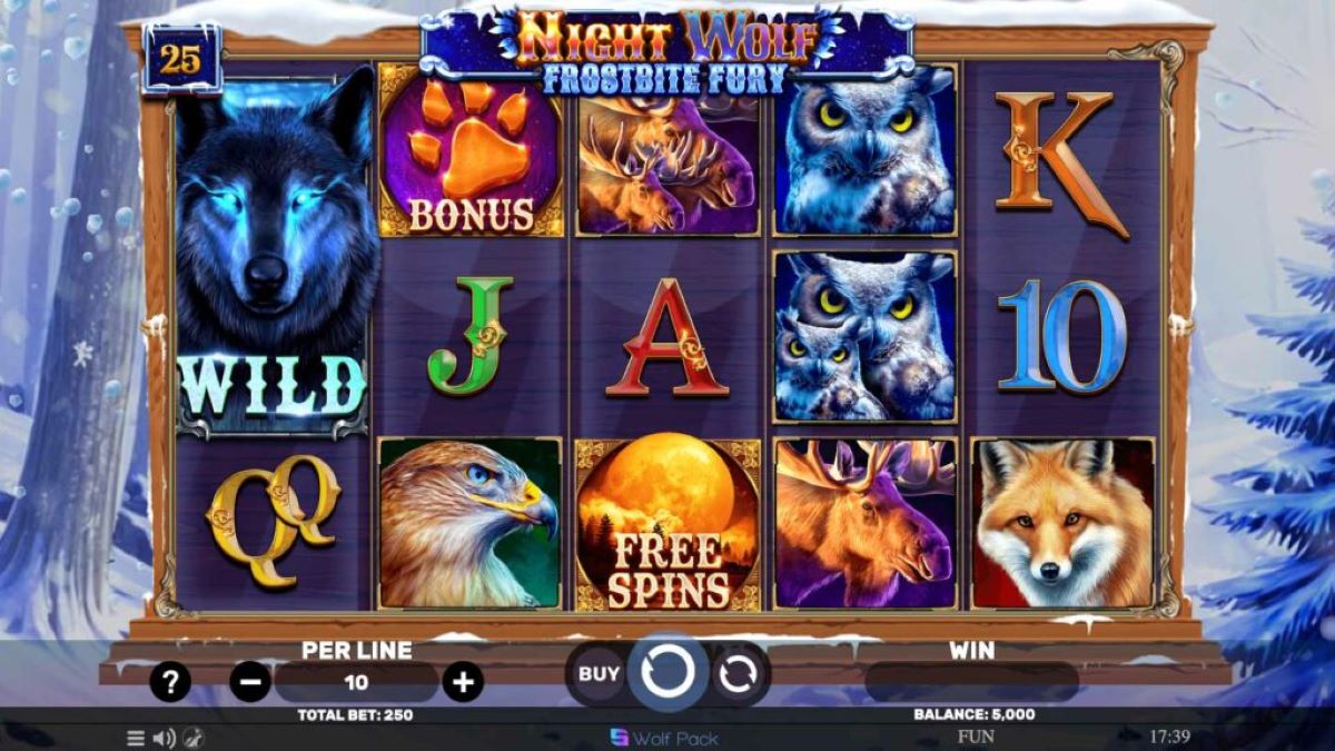 Night Wolf - Frostbite Fury slot base game