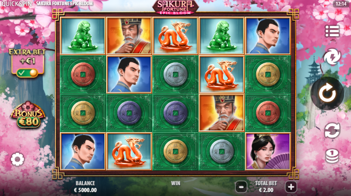 Sakura Fortune Epic Bloom Slot extra bet feature
