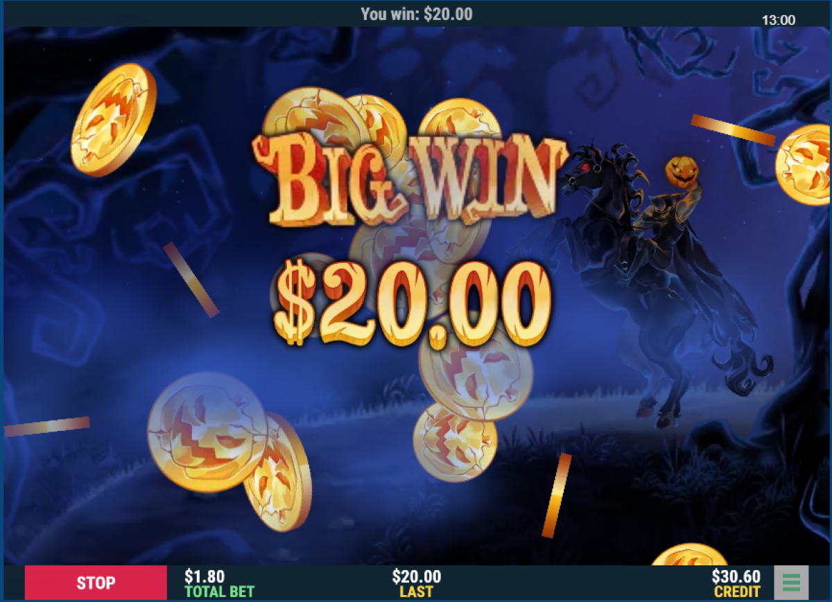 Tales of Sleepy Hollow Slot epic win