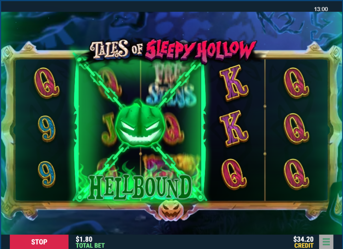 Tales of Sleepy Hollow Slot hellbound reels feature