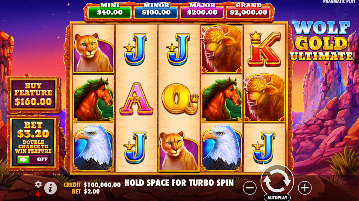 Wolf Gold Ultimate Slot base game