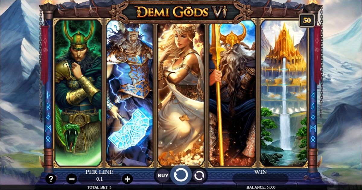 Demi Gods VI slot base game