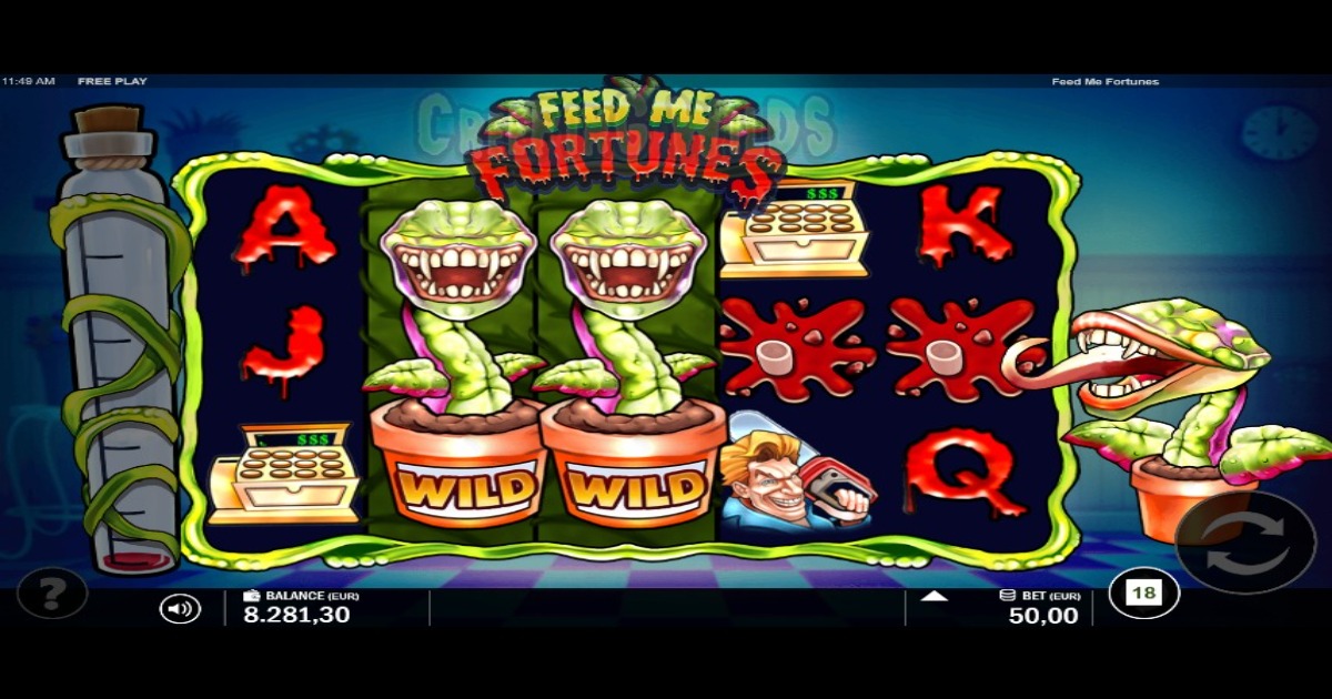 Feed Me Fortunes Slot Creepy wilds feature