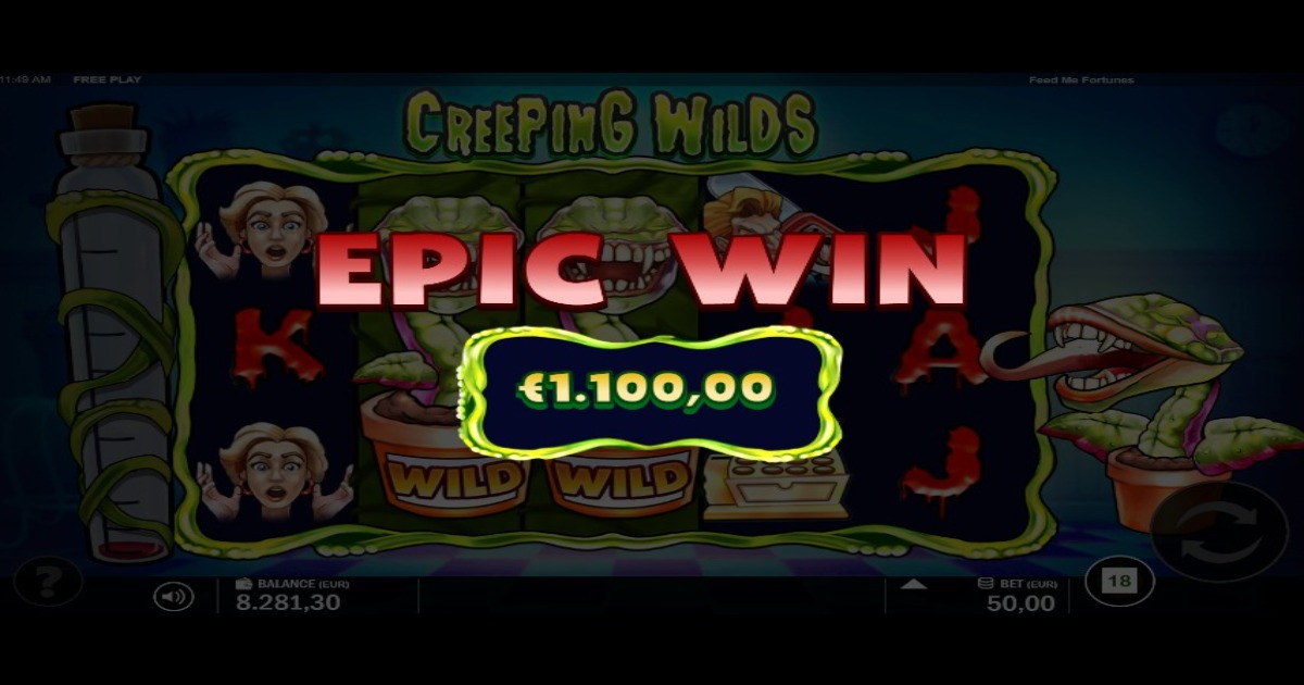 Feed Me Fortunes Slot Epic win symbos and payouts