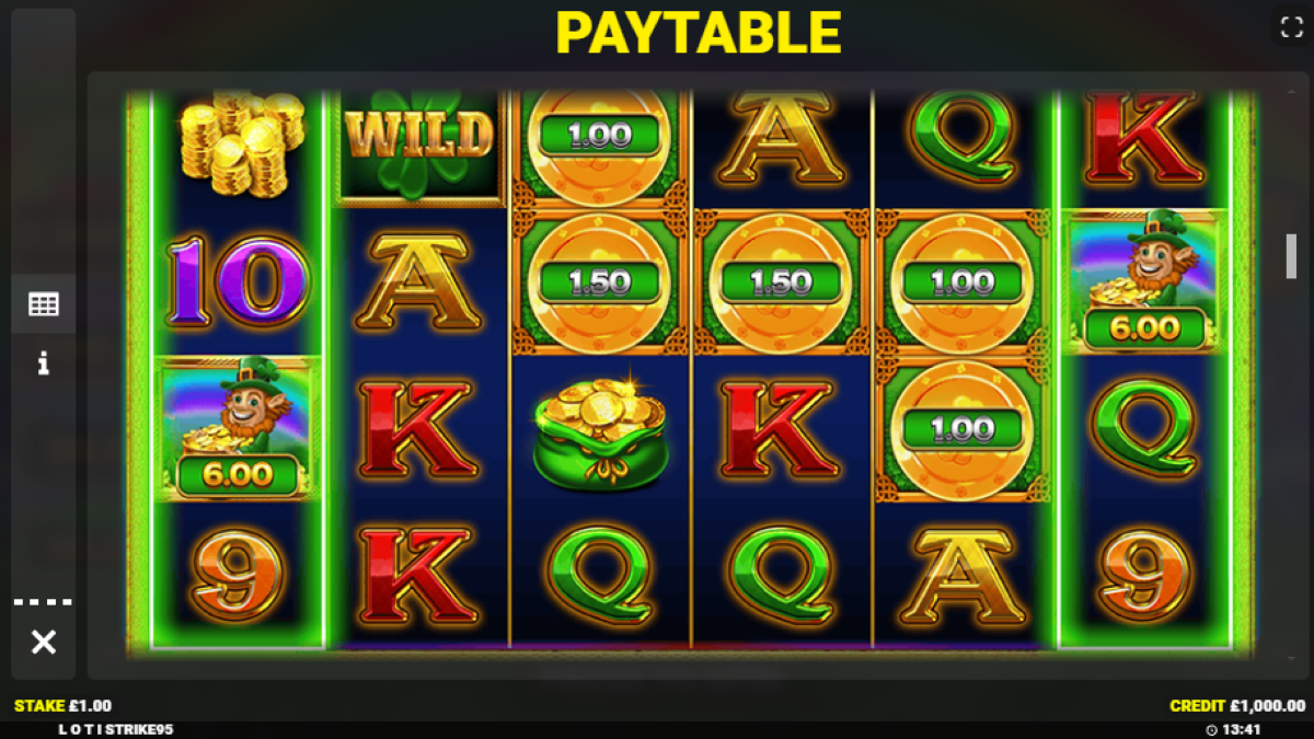 Luck O' The Irish Strike slot Cash strike feature