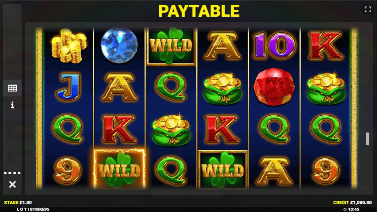 Luck O' The Irish Strike slot Wild Spins feature