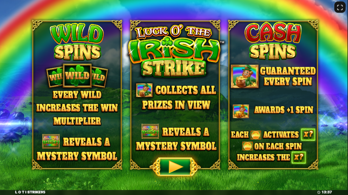 Luck O' The Irish Strike slot features