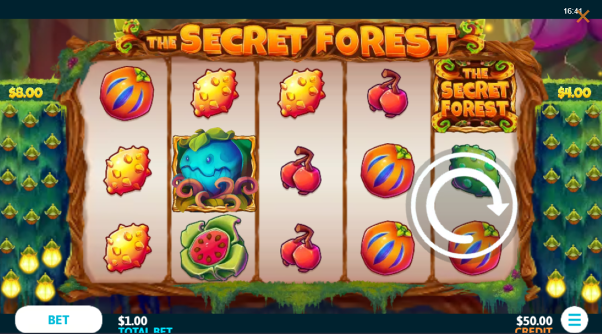 The Secret Forest slot base game
