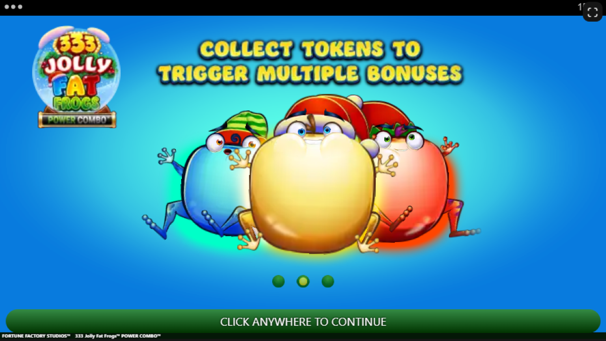 333 Jolly Fat Frogs POWER COMBO slot feature 2