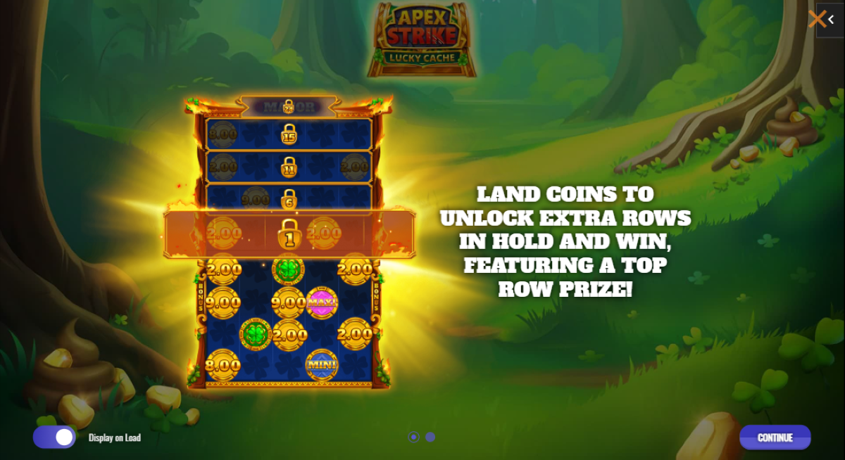 Apex Strike Lucky Cache slot featue