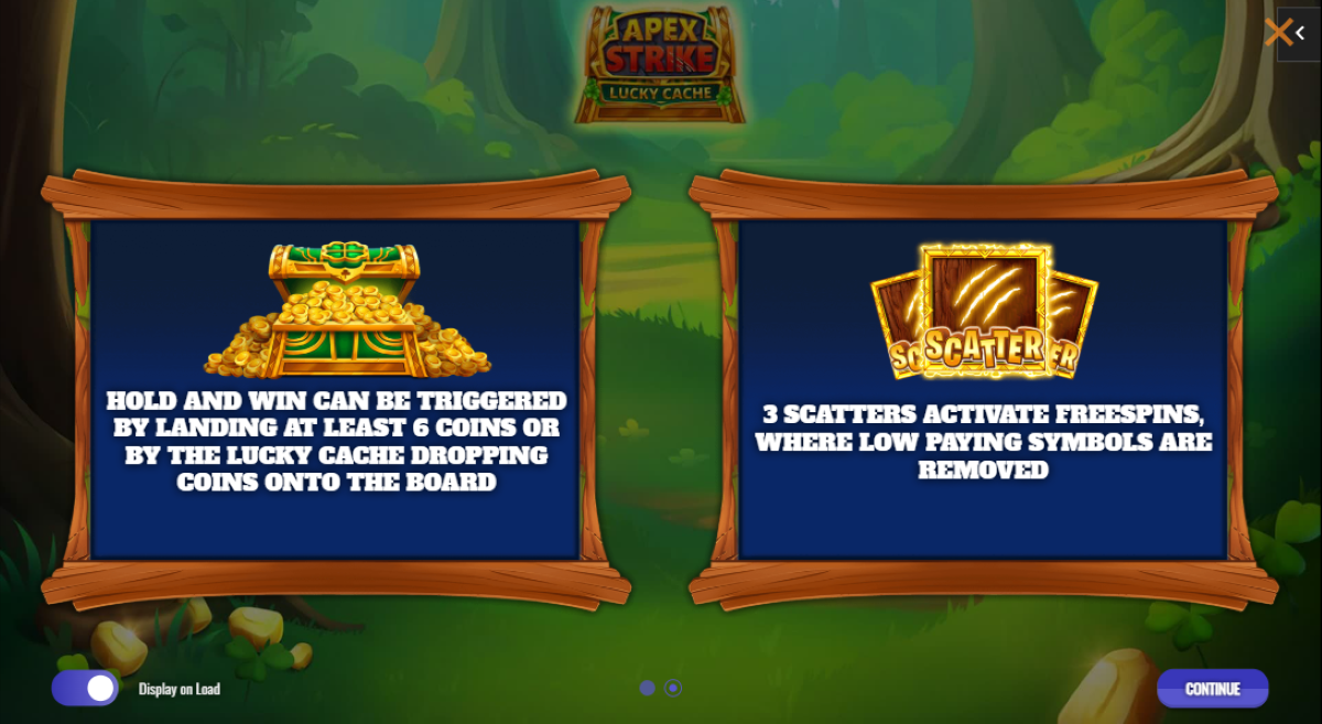 Apex Strike Lucky Cache slot features