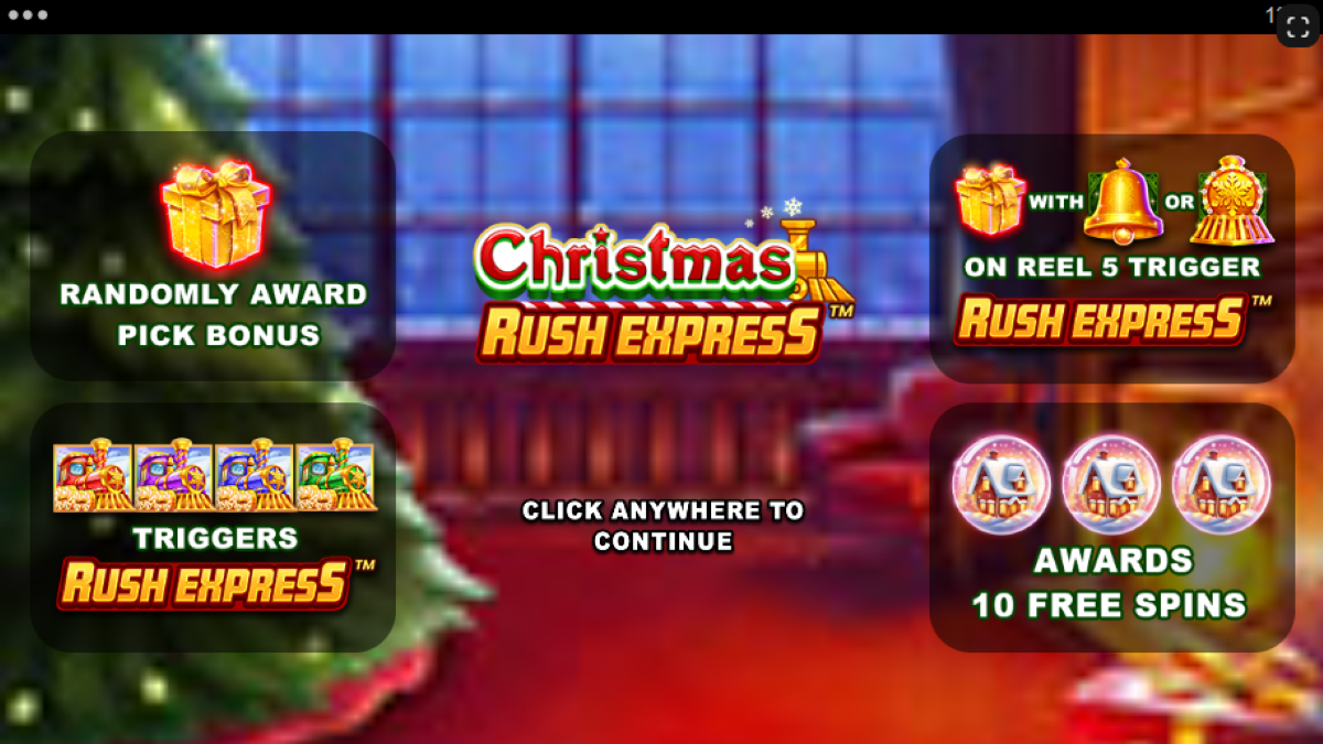 Christmas Rush Express features