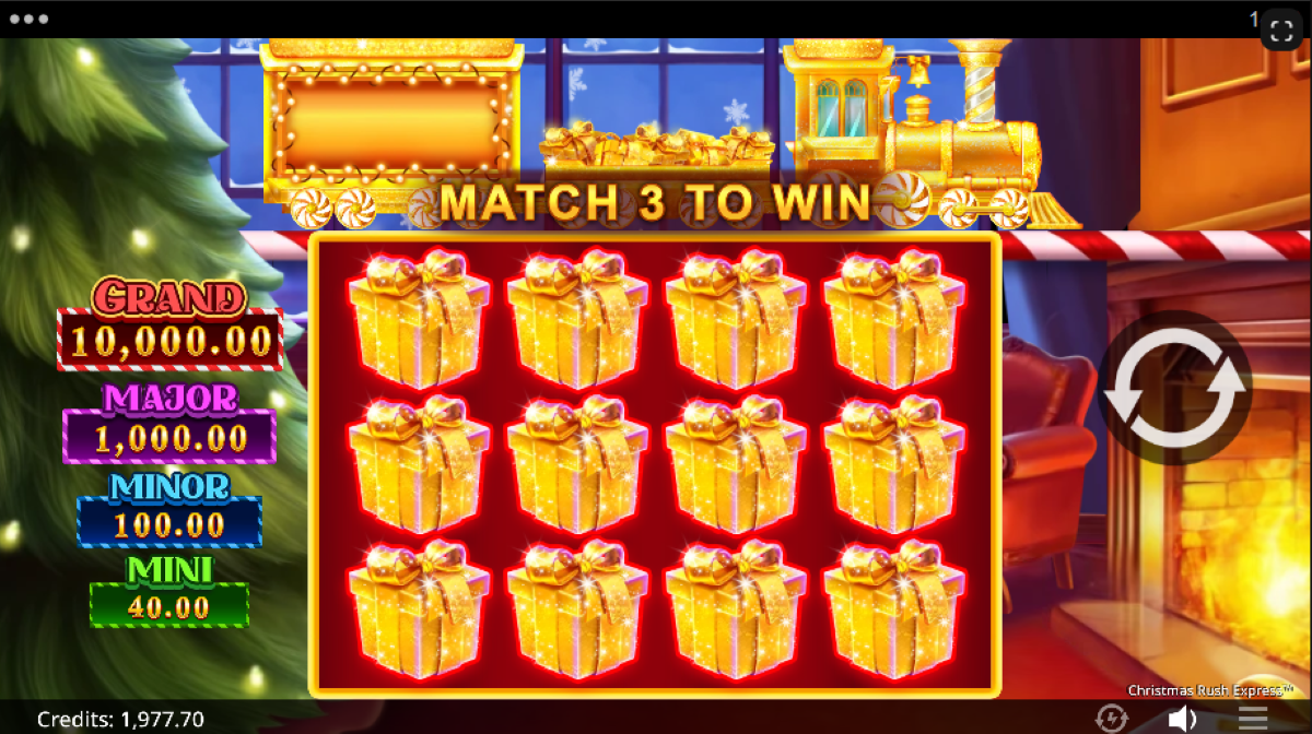 Christmas Rush Express pick game feature