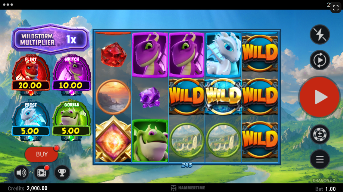 Dragonz 2 slot base game