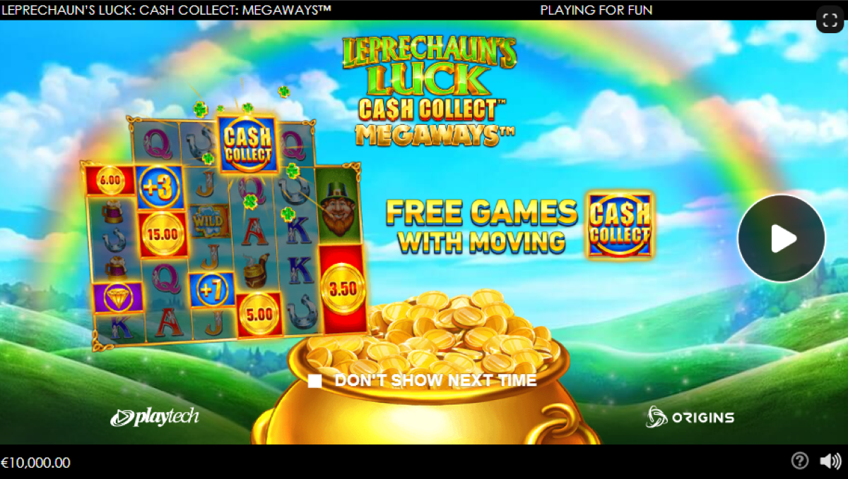 Leprechaun’s Luck Cash Collect Megaways Slot features