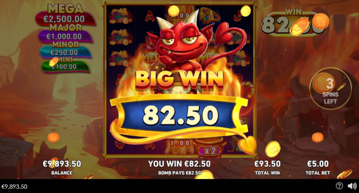 Lil Demon Blazing Lava big win