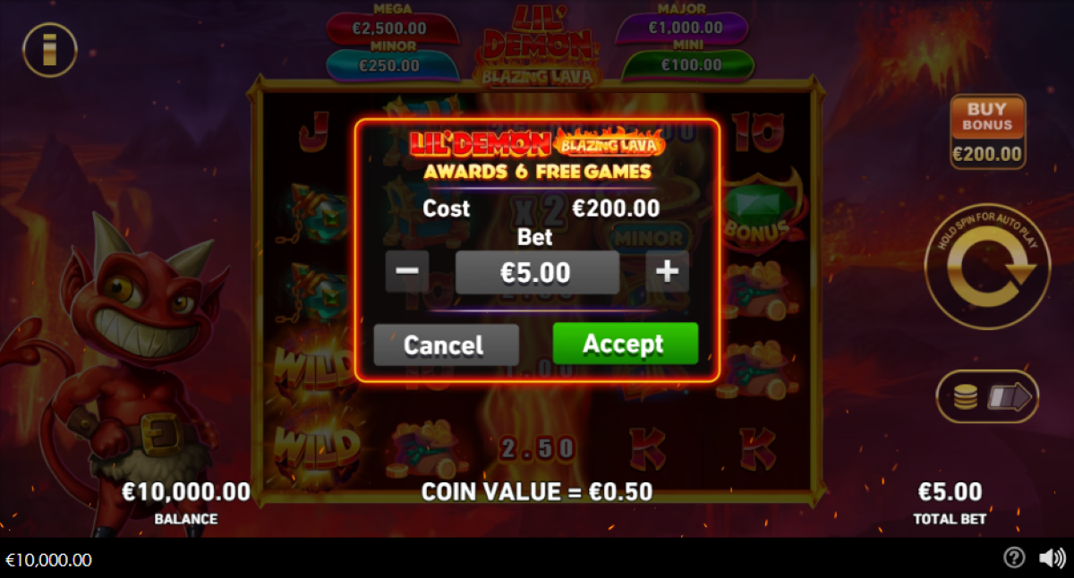 Lil Demon Blazing Lava buy feature