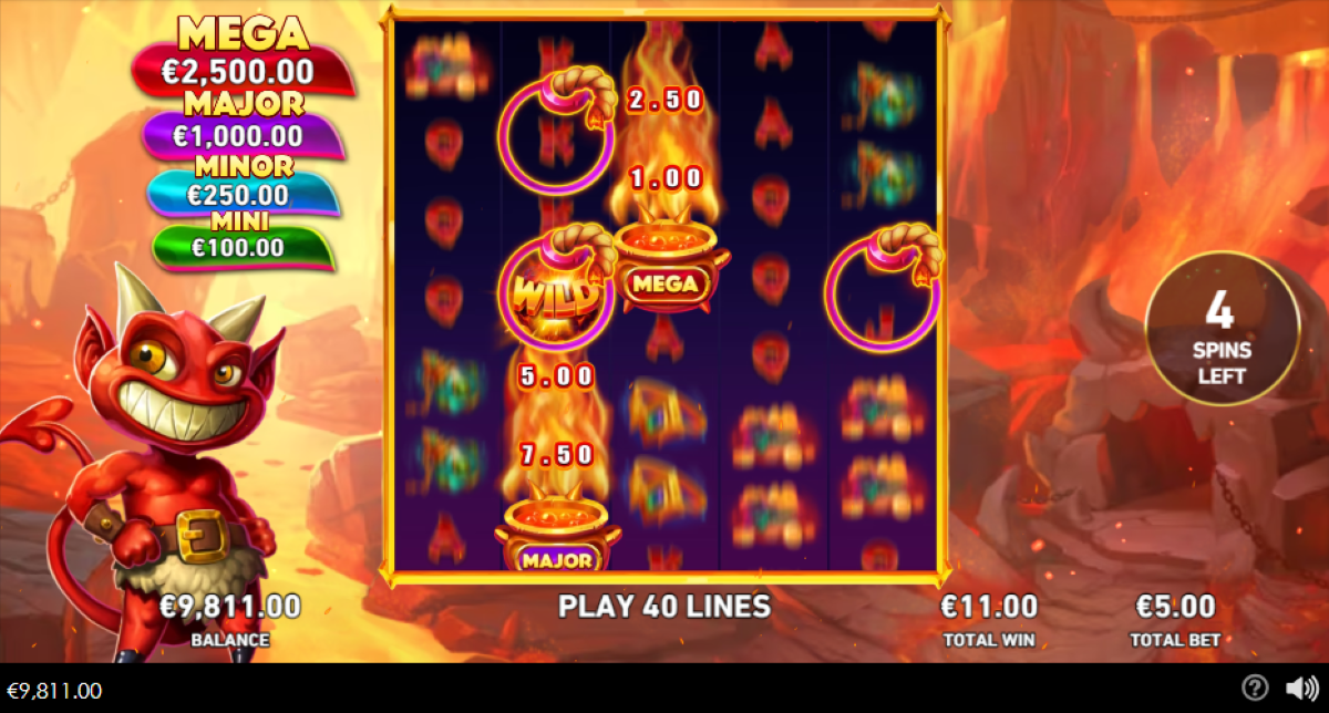 Lil Demon Blazing Lava free games feature