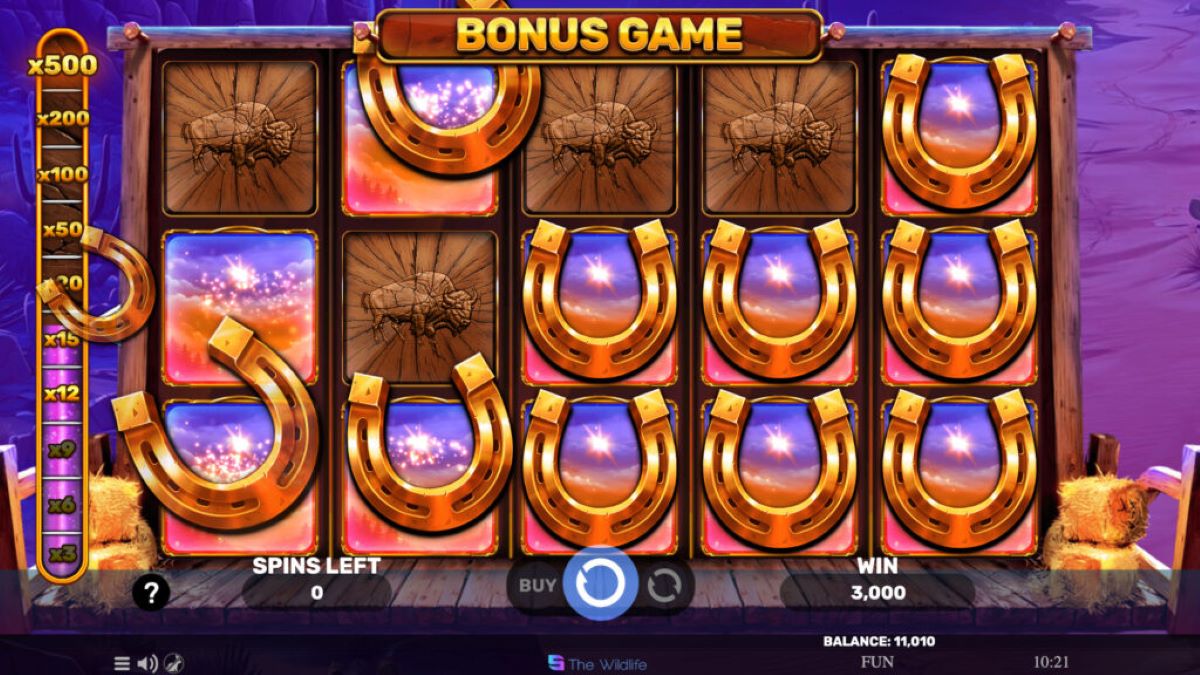 Majestic Bison slot Bonus game