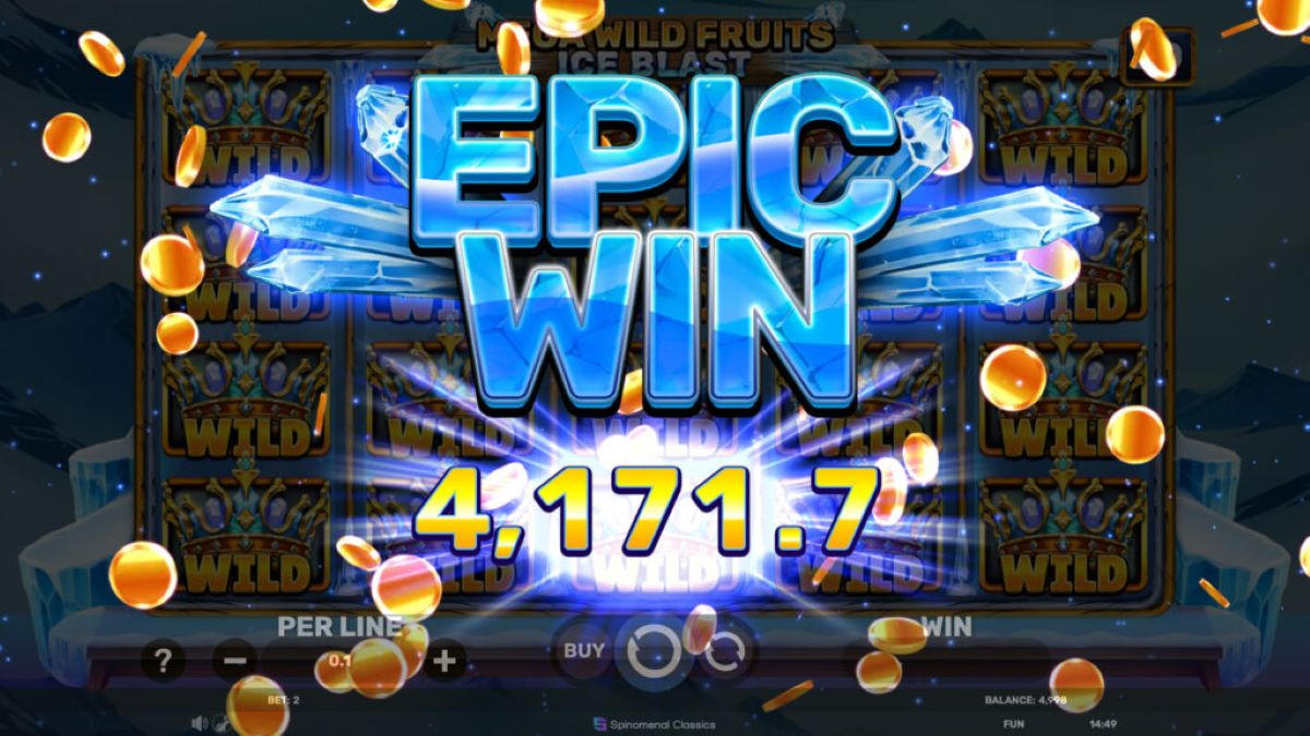 Mega Wild Fruits - Ice Blast slot Epic Win
