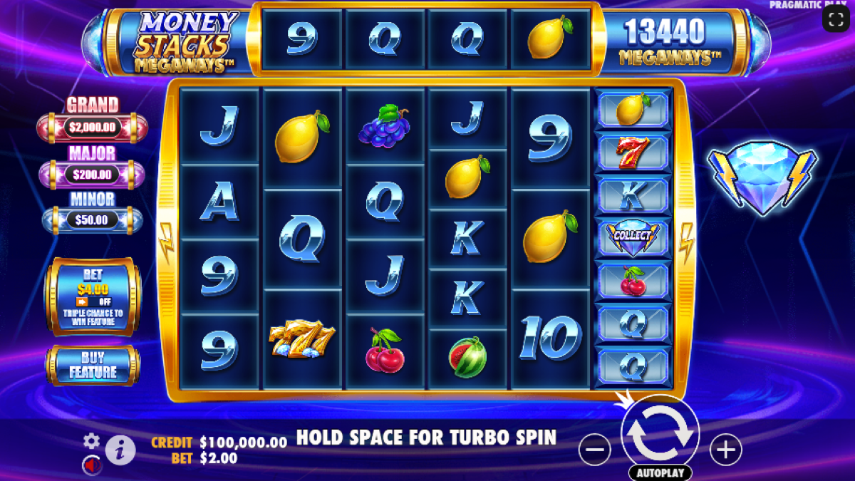Money Stacks Megaways slot main game
