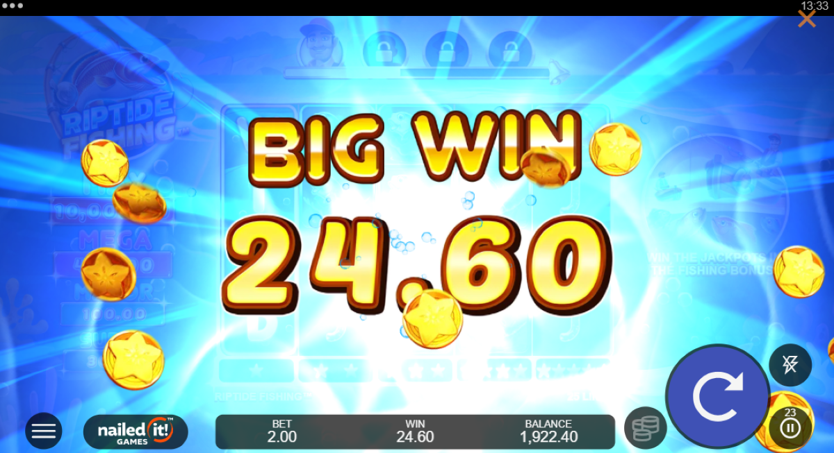 Riptide Fishing big win