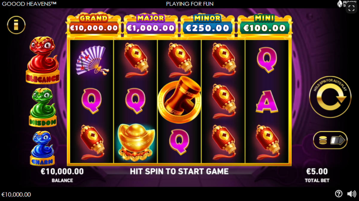 Goood Heavens slot main game